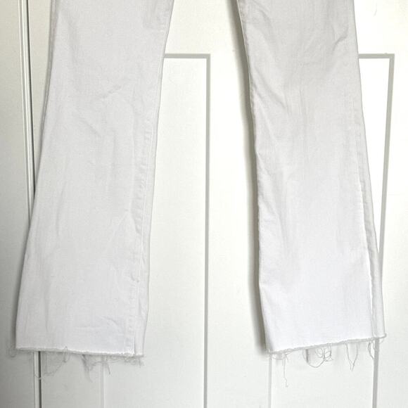 AG Adriano Goldschmied Alexxis Boot White Denim Jeans High Rise Vintage Fit 31R - Picture 7 of 13